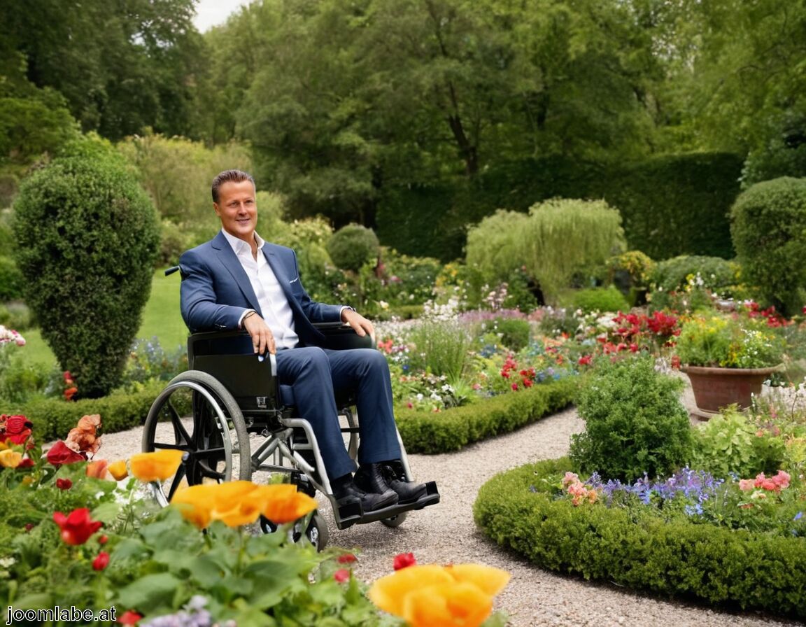 michael schumacher rollstuhl garten