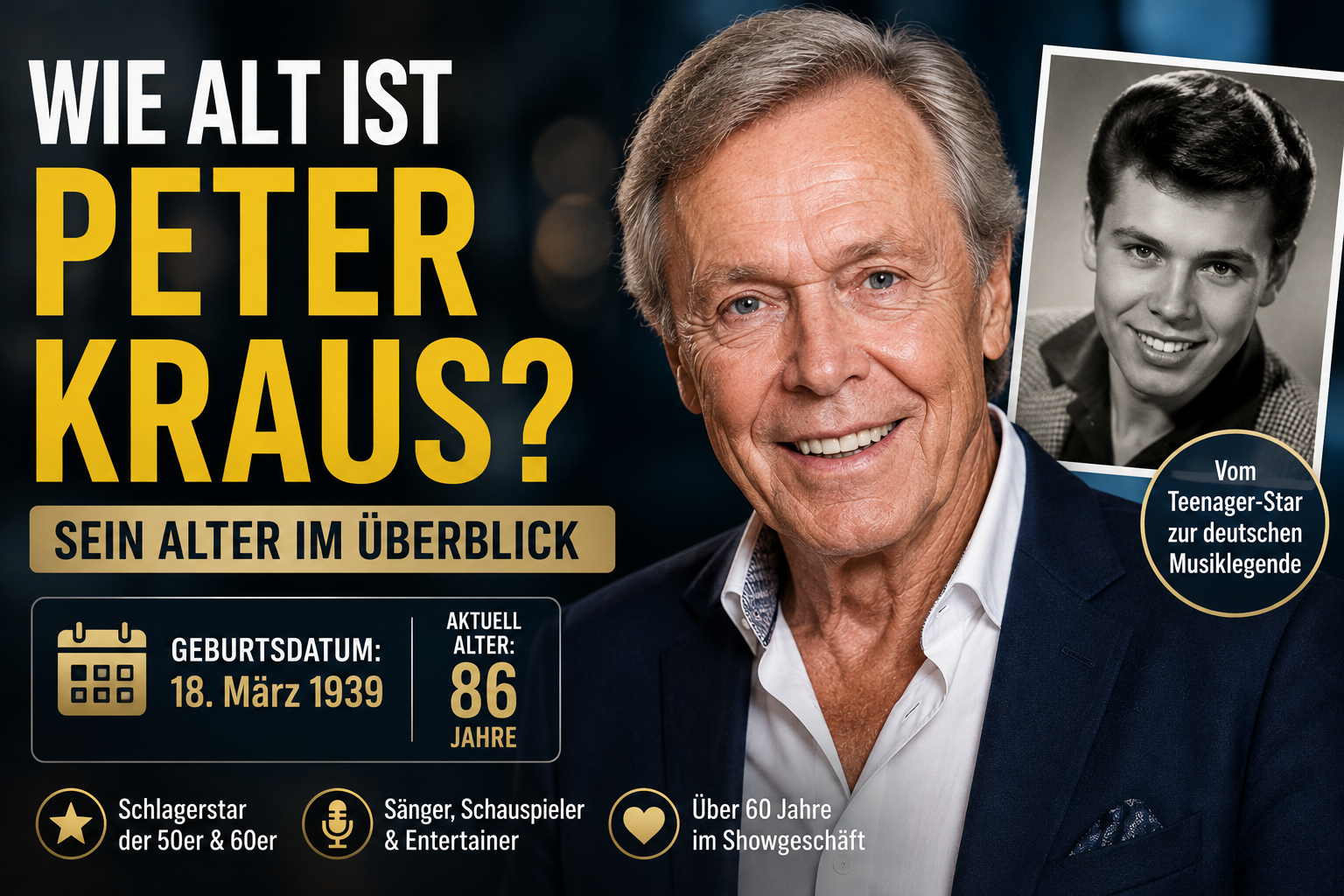 Wie alt ist Peter Kraus
